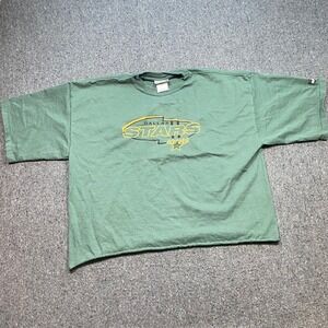 Puma Dallas Stars TShirt XL Mens Green Streetwear Cropped Embroidered NHL Hockey